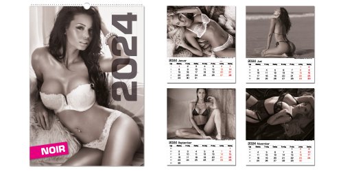 Noir pigekalender